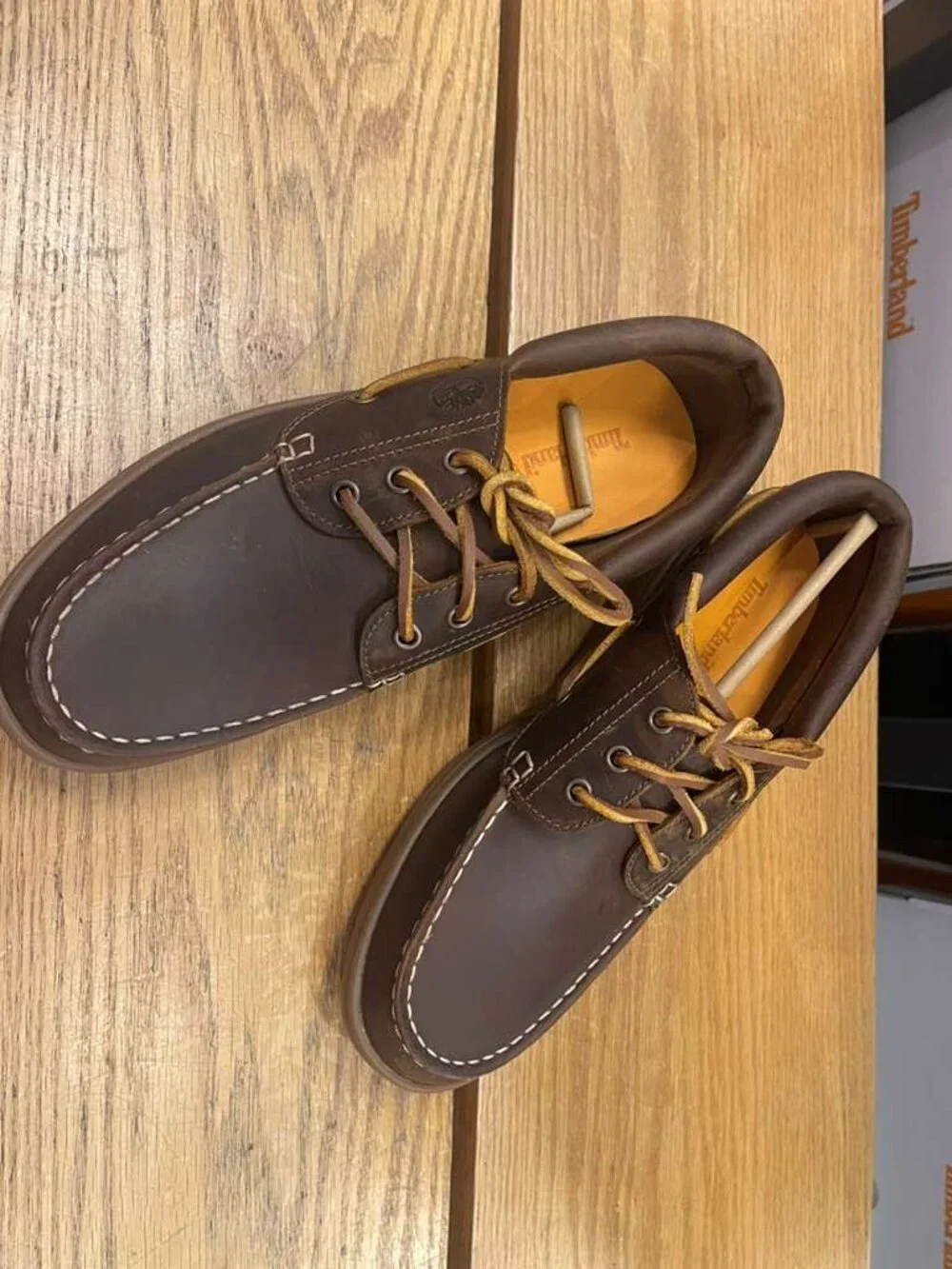 TIMBERLAND MEN'S PORTOFINO PIER BOAT SHOES TAUPE FULL GRAIN A6CXM-EN4 ALL SIZES